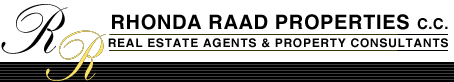 Rhonda Raad Properties CC, Estate Agency Logo